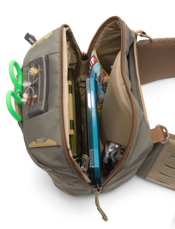 Umpqua ZS2 Ledges 500 Waist Pack Olive Inside Umpqua ZS2 Ledges 500 Waist Pack Olive Inside